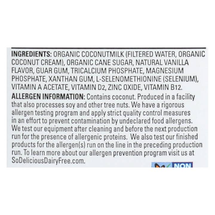 Everyday Supply Co - Wholesale Non-Dairy Milk - So Delicious Vanilla Coconut Milk - 12 Pack, 32 Fl Oz Each2