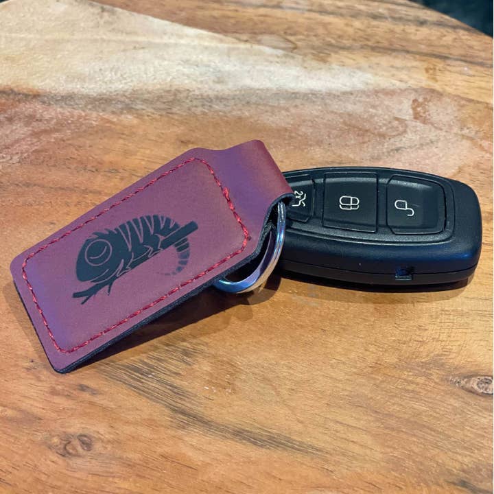 Tim Keychain for wholesale by The Lazy Chameleon