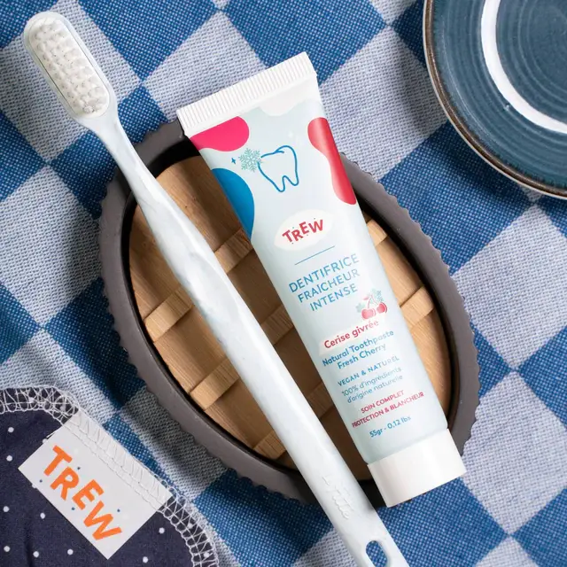 Trew Cosmetic - Wholesale Toothpaste - Toothpaste Fresh Frosted Cherry 100% Natural & Vegan : Bulk5