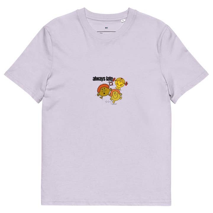 24/1 - Wholesale Screen Printed T-Shirt - Unisex - ALWAYS LATE 241 T-SHIRT V22