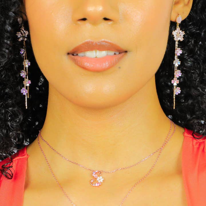 Boucles d'oreilles Flower Season pour la vente par LA MENO