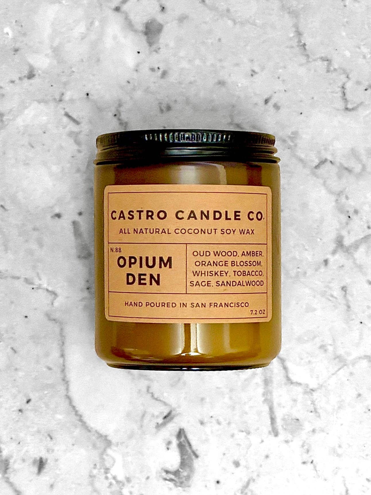 Castro Candle Co. - Wholesale Jar/Filled Candle - Opium Den - Candle0