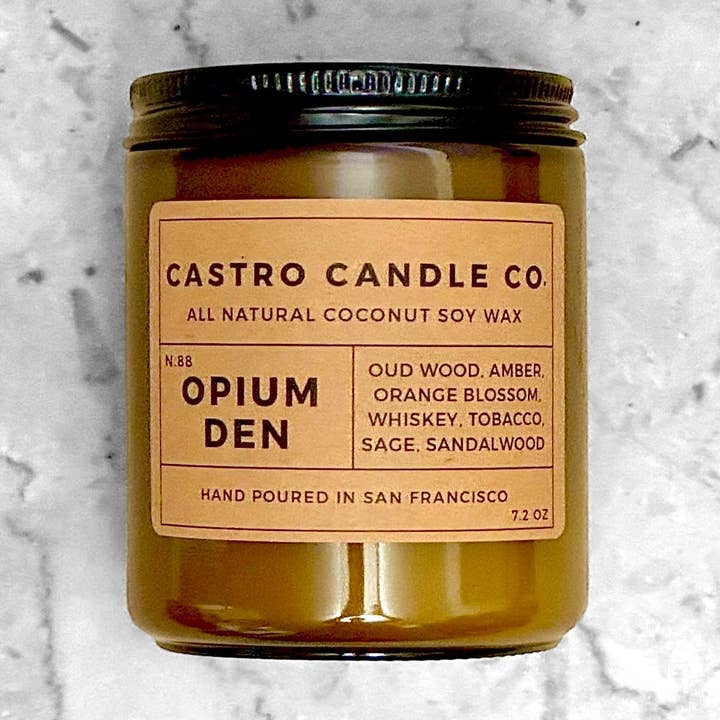Castro Candle Co. - Wholesale Jar/Filled Candle - Opium Den - Candle0