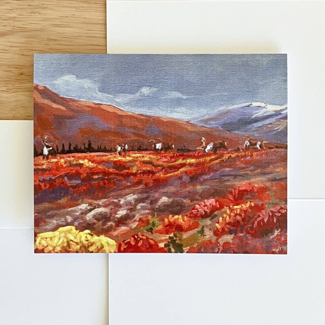 Lauren Simpson Art - Wholesale Everyday Greeting Card - Denali Bloom Card2