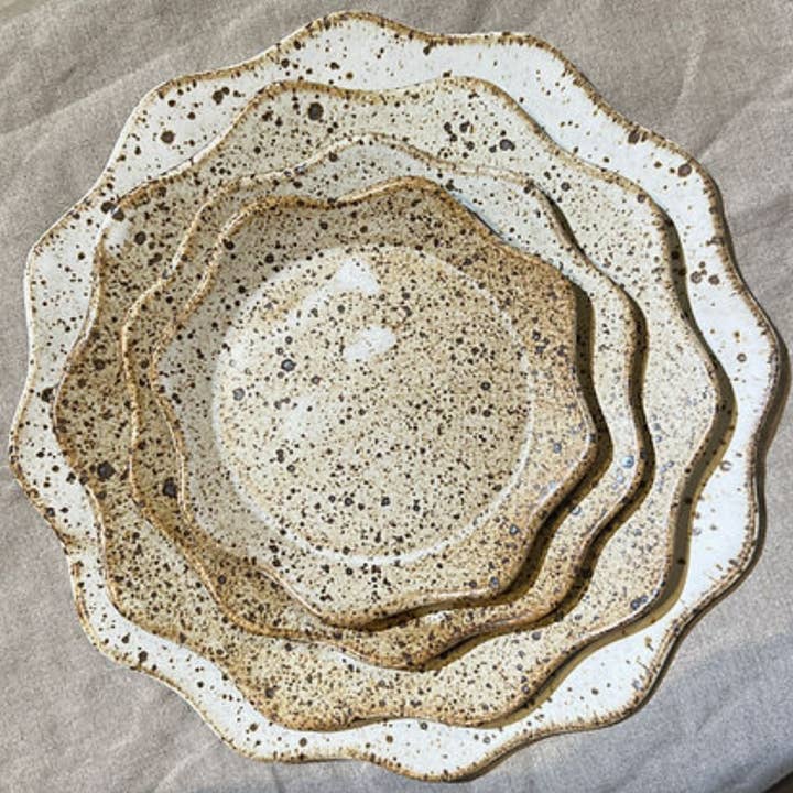 M A N A ceramics - Vendita all'ingrosso Piatto - Set di piatti da tavola - Piatti stravaganti a forma di fiore2