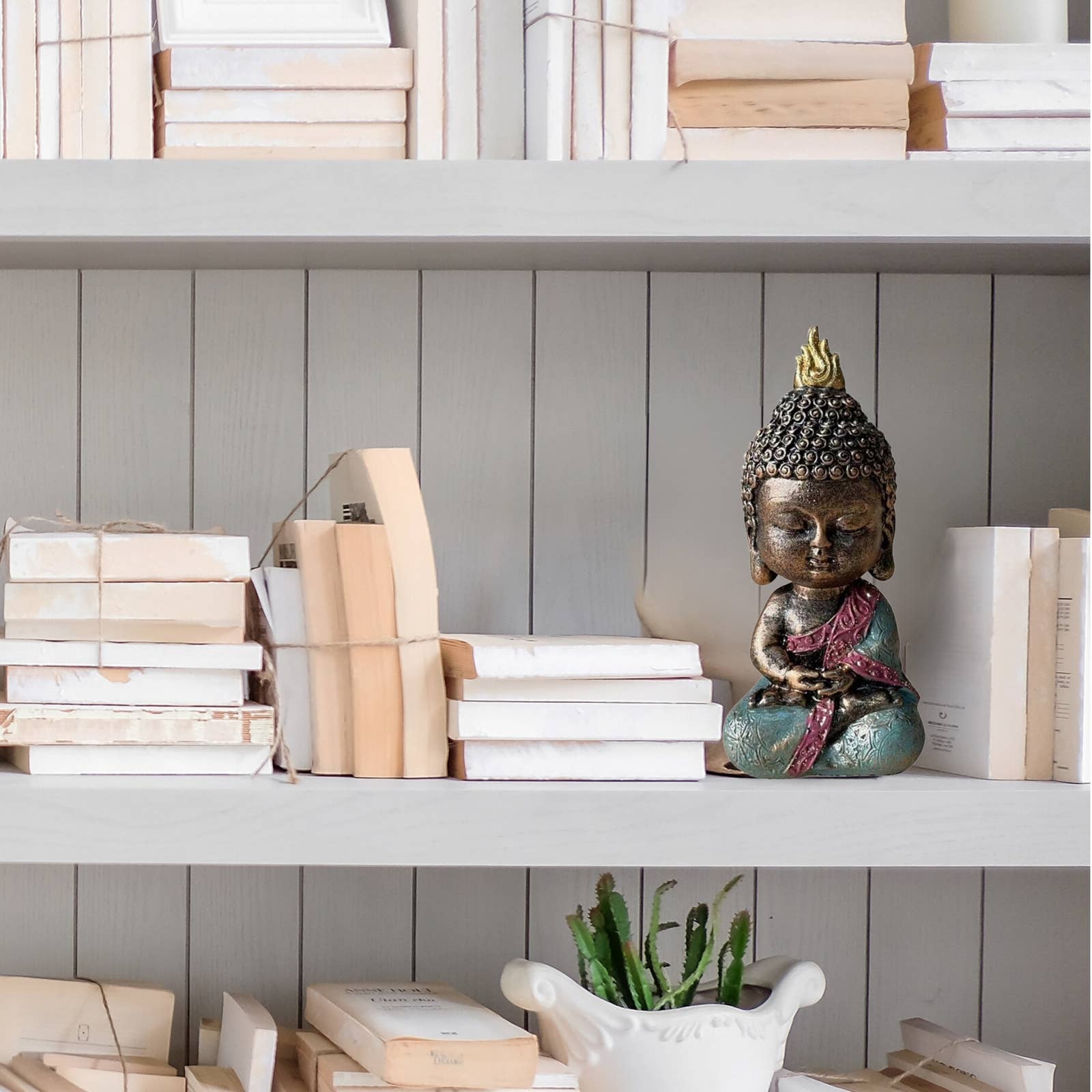 Zen'Arôme - Wholesale Decorative Figurine - Baby Buddha Statuette - Feng Shui Decoration and Zen Gift4