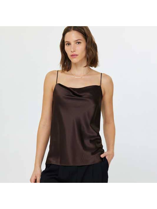 Current Air - Wholesale Camisole - Women's - 100% Silk Cowl Neck Cami Top8