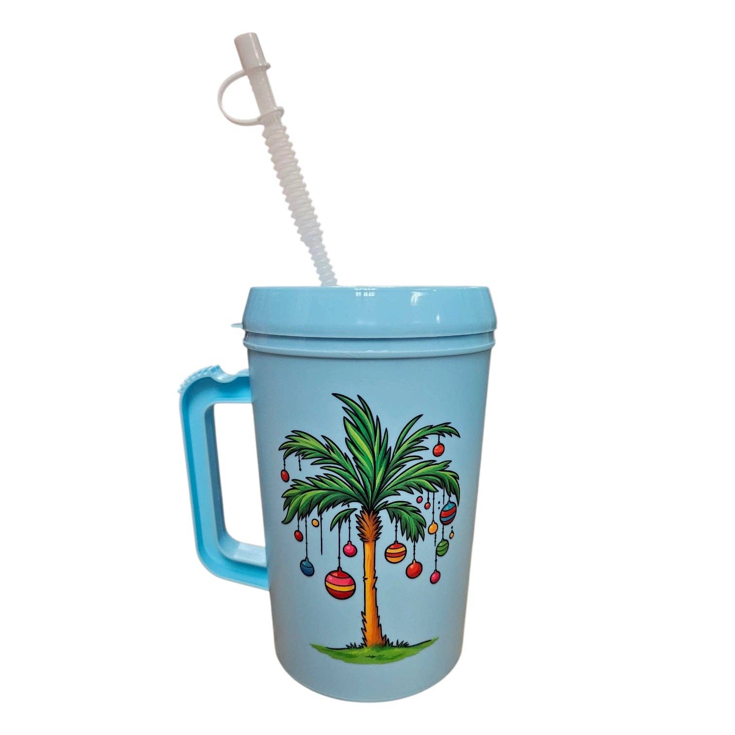 Scratch Decor - Wholesale Insulated Mug/Tumbler - Christmas Palm Light Tree Whoville Grinch HIP SIPS Mega Trucker Mug 34oz0