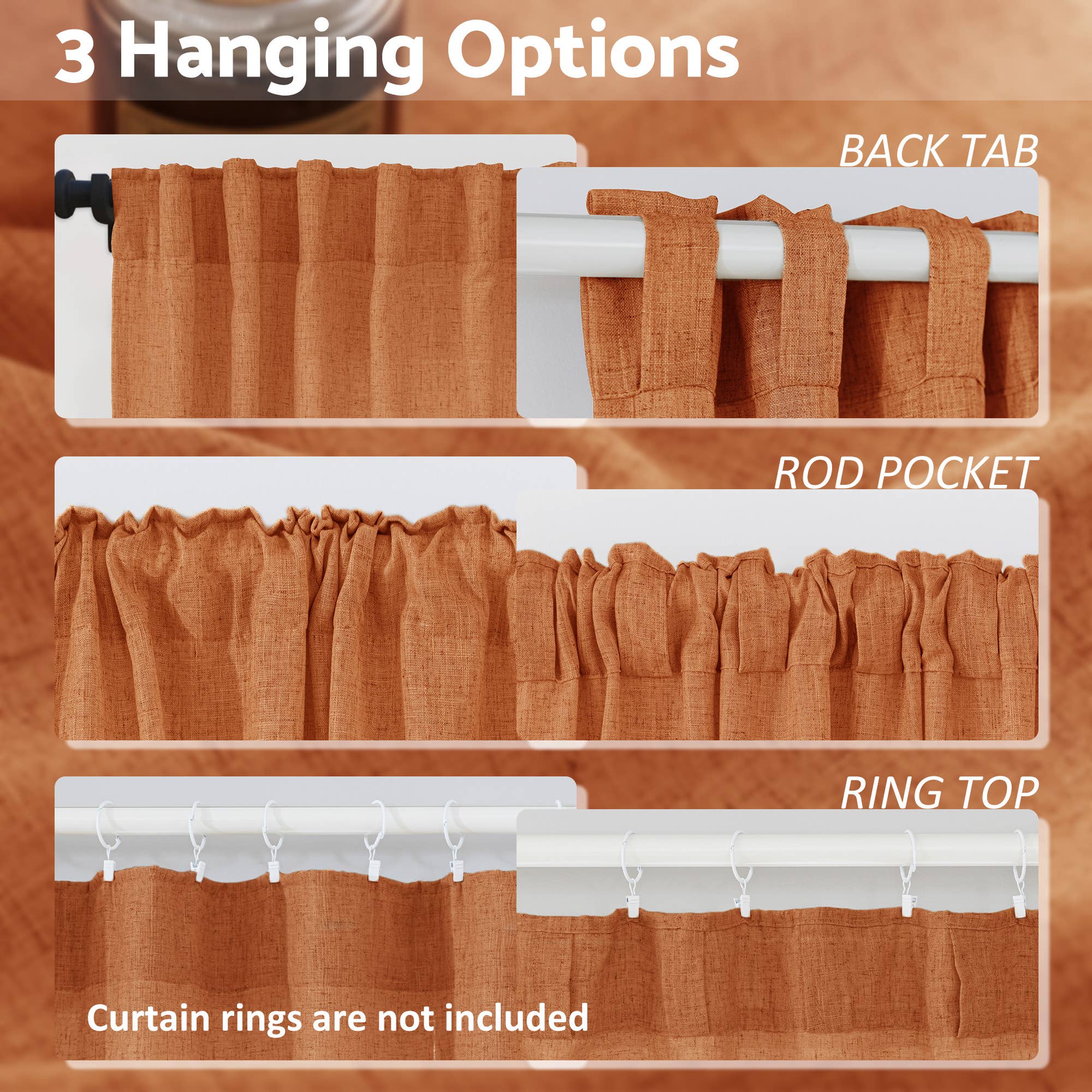 Awesome Home – Engroshandel Gardin – Gardiner i linnedblanding med let filtrering (2 paneler)23