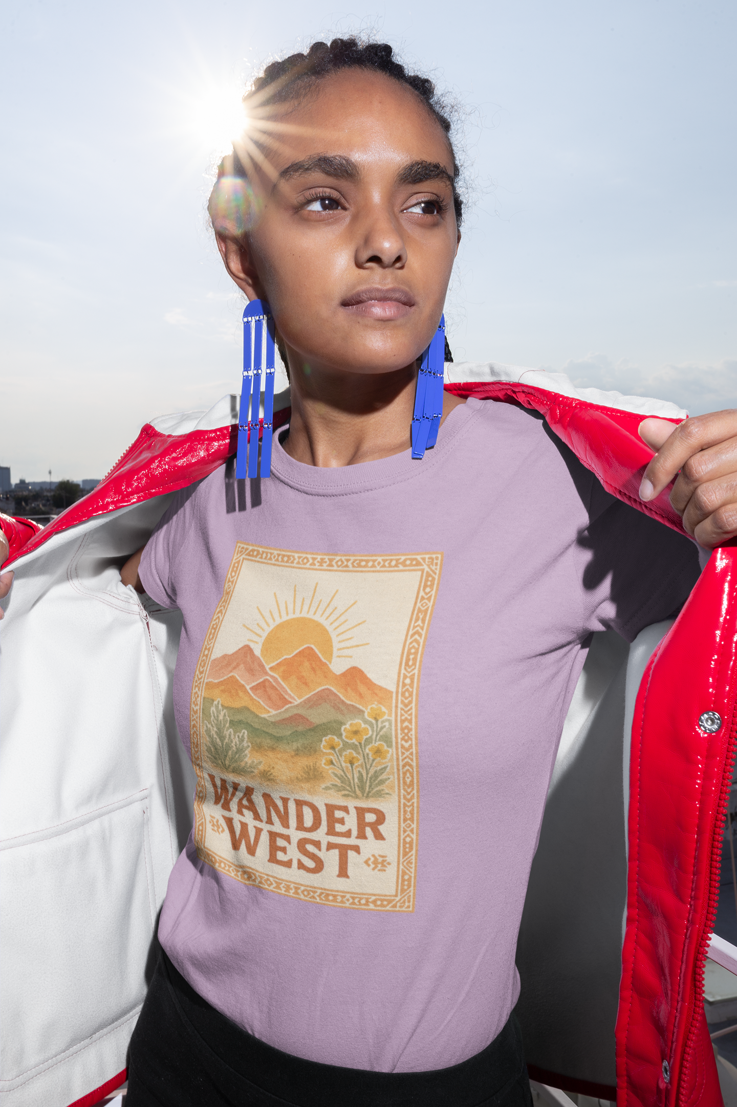 The Painted Sagebrush - Wholesale Shirt - Women's - Wander West – Adventure & Western Spirit Graphic Tshirt9