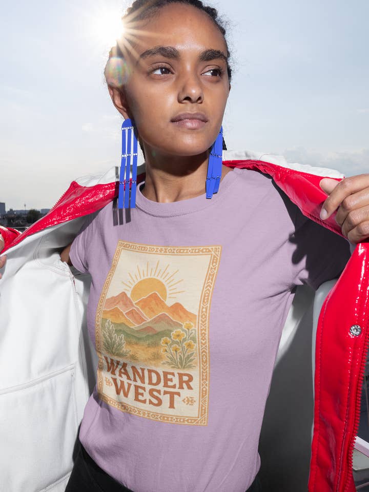 The Painted Sagebrush - Wholesale Shirt - Women's - Wander West – Adventure & Western Spirit Graphic Tshirt9