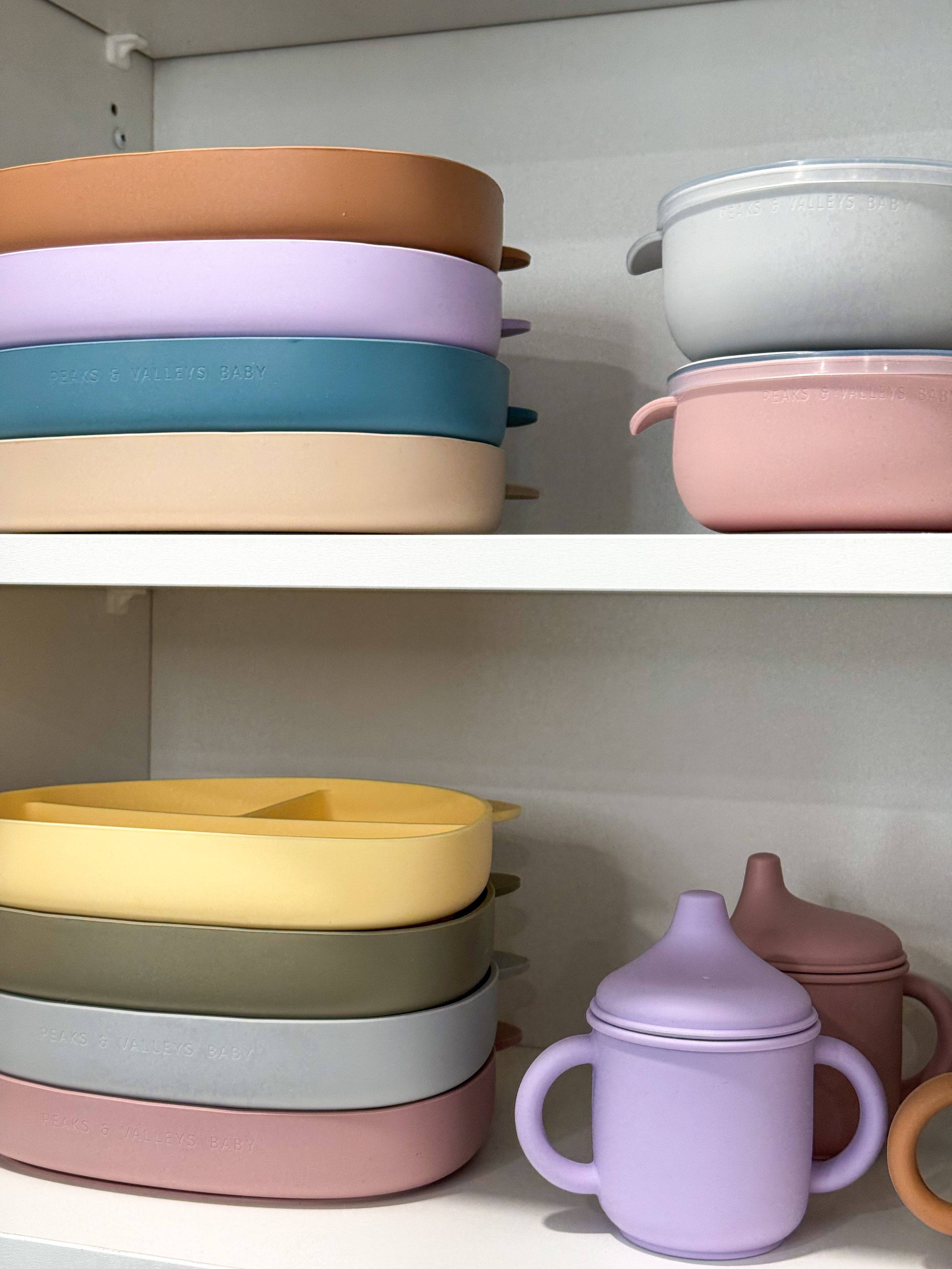 Peaks & Valleys Baby - Wholesale Dinner Plate - Kids & Baby - Silicone Bear Plate8