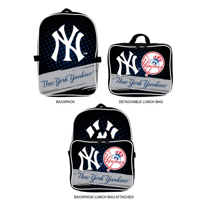 MLB New York Yankees Backpack Lunchbox Set for wholesale by Mojo Licensing