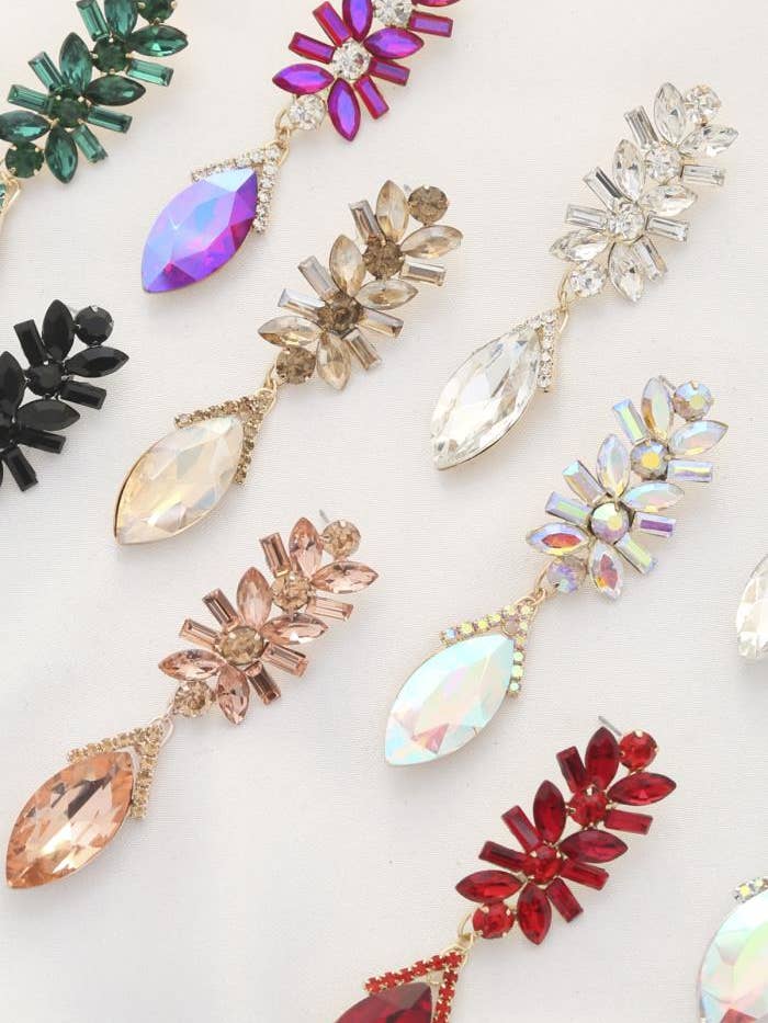 OHRHÄNGER MIT MARQUISE-STRASSSTEINEN FE-1638 für den Großhandel von anbfashion