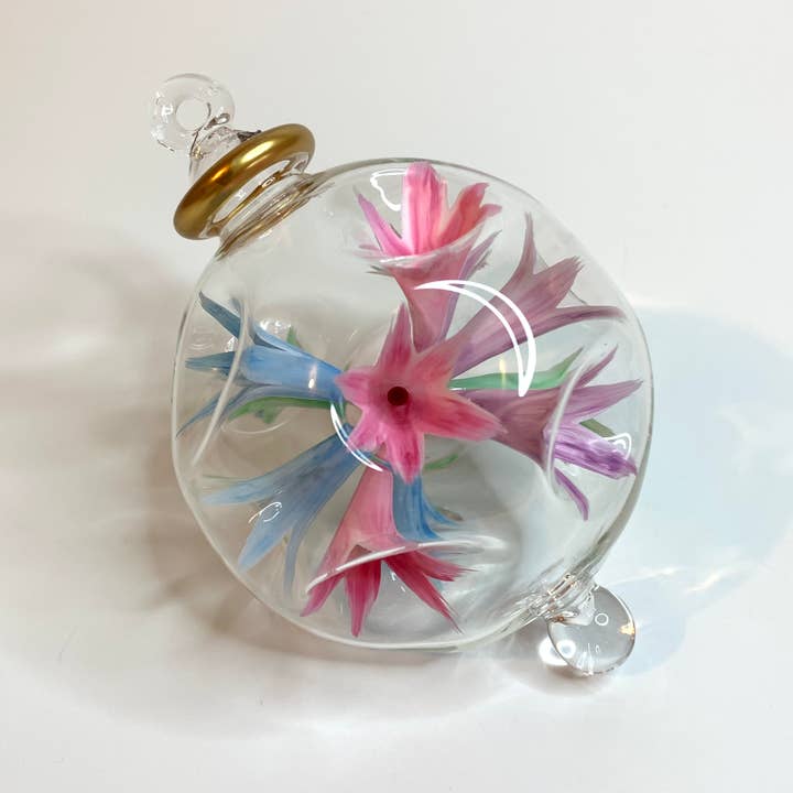 Dandarah (Ships from USA) - Wholesale Ornament - Blown Glass Ornament - Blossoms Pastels1