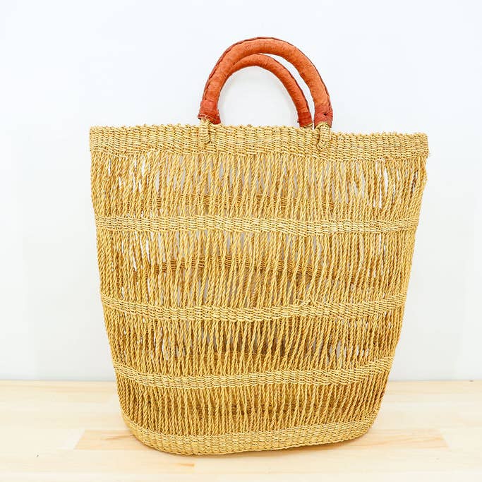 Gitzell FairTrade - Wholesale Grocery/Shopping Bag - Tote Basket Bag, lace large