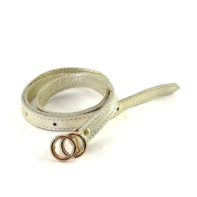 MILANO AMOUR - Vente Ceinture – femme - Ceinture Cross Laminato en cuir véritable5