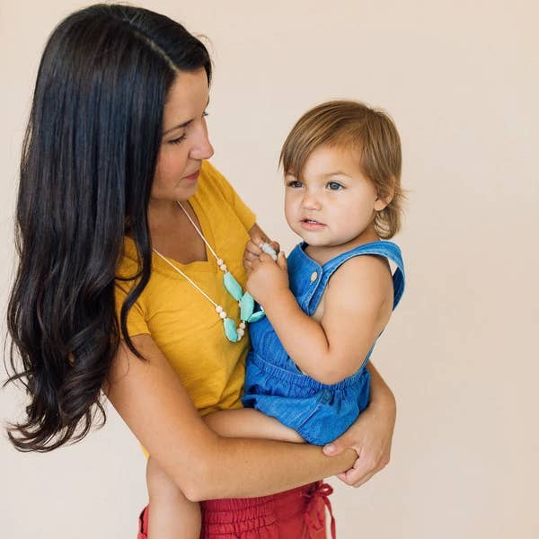 Chewable Charm - Wholesale Teething Necklace - Baby - The Emma - Silicone Teething Necklace2