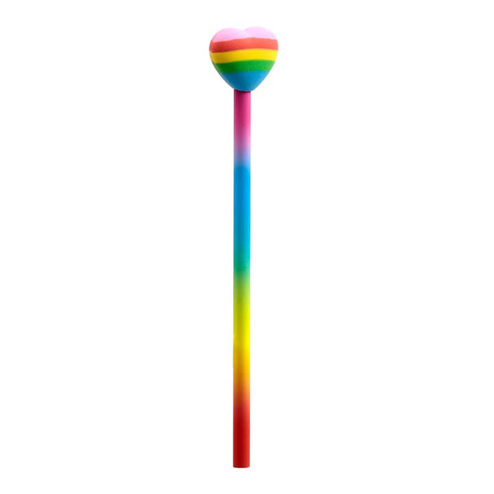 Puckator Ltd – Großhandel Bleistift – Bleistift- und Radiergummiaufsatz in Regenbogenform1