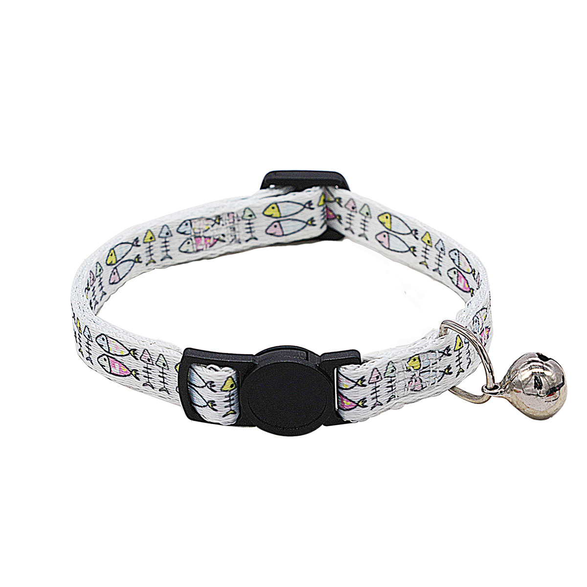 PAWPAWwholesale - Wholesale Pet Collar - Cat - ful Printed Cat Collar with Bell - Adjustable_CWMM744316