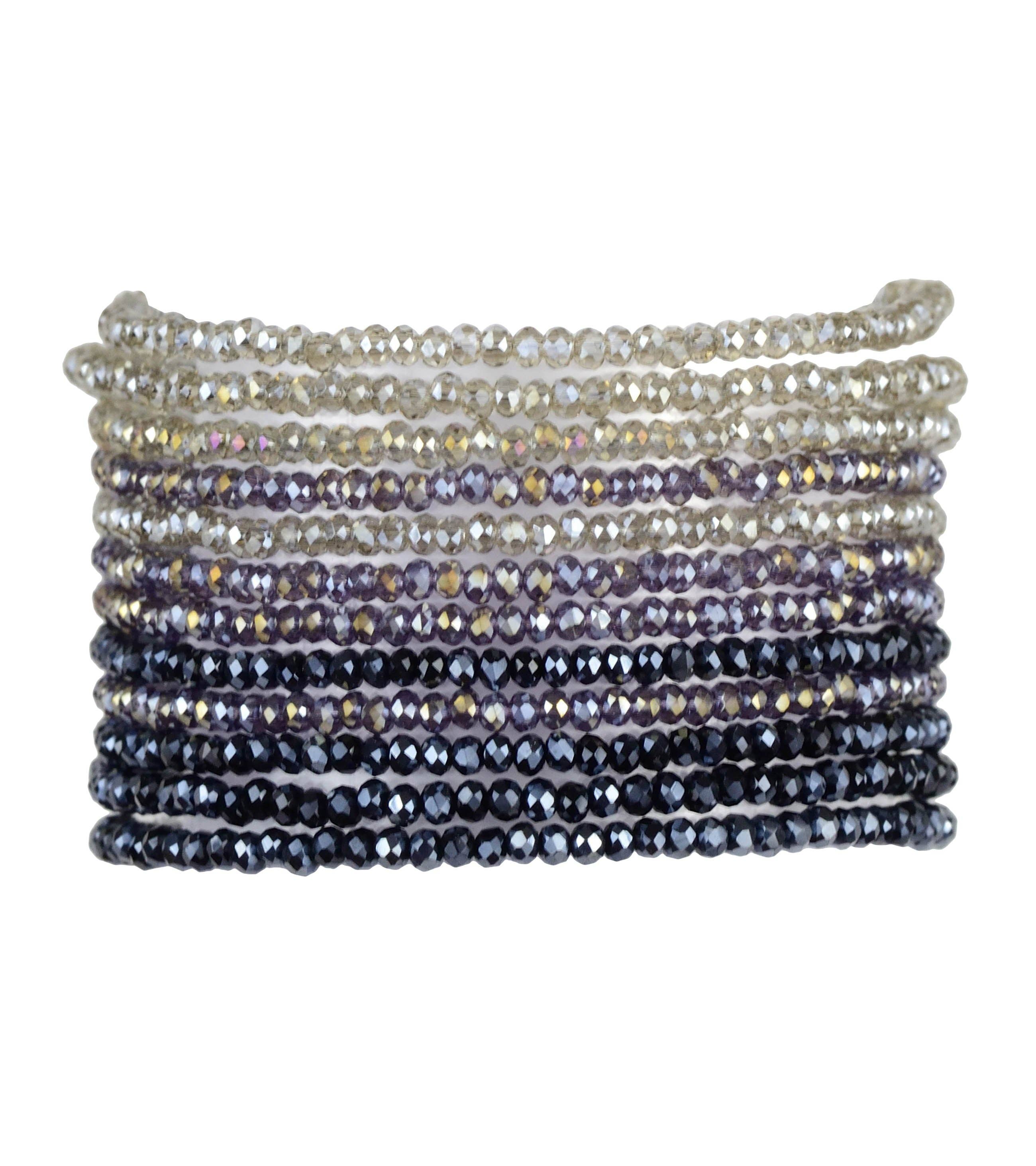 MILLIANNA - Wholesale Cuff Bracelet - Micro Cuff Ombre 1"6
