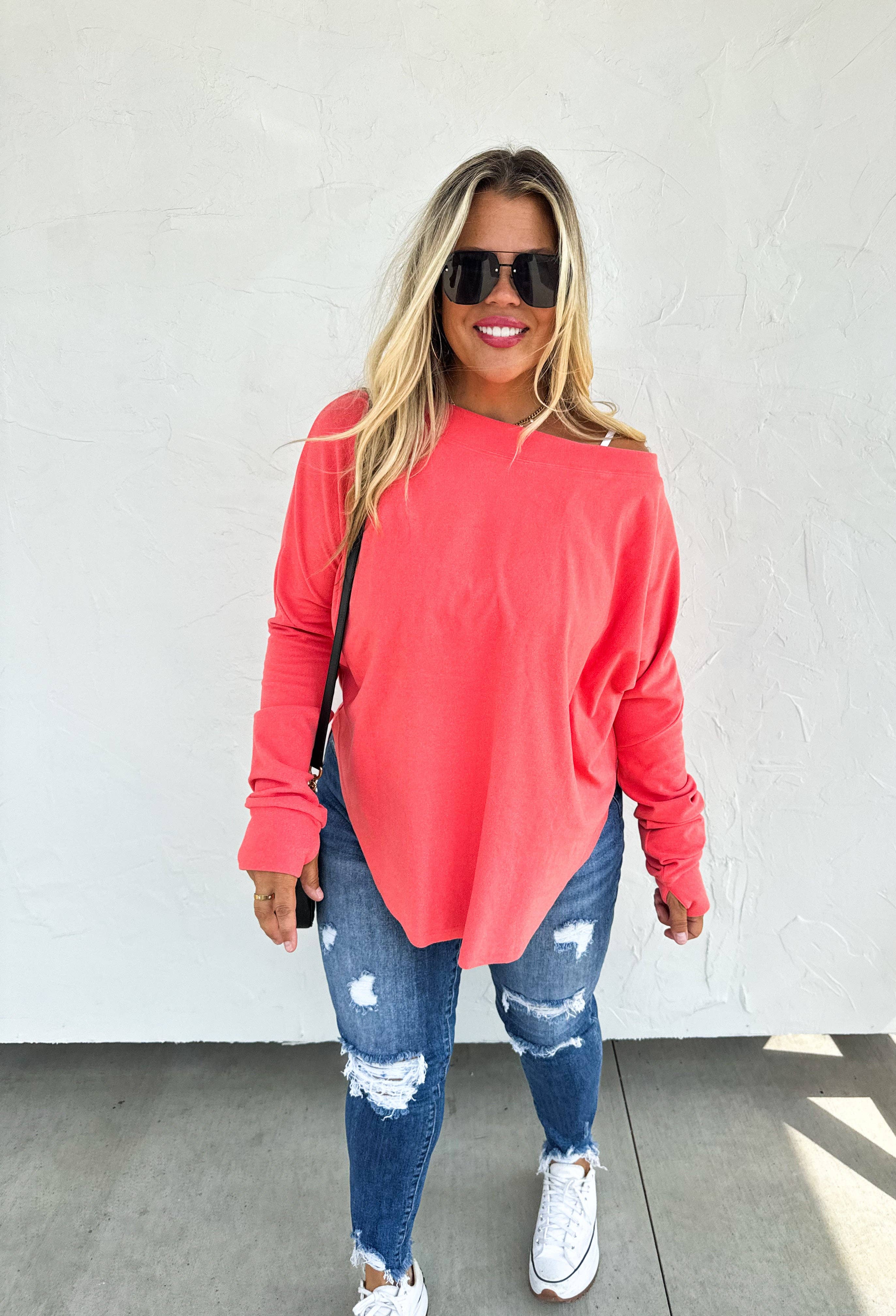 BLAKELEY - Wholesale Sweatshirt - Women's - ZOEY ATHLEISURE TOP20