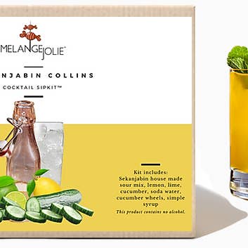 Kit da cocktail Melange Jolie Sekanjabin Collins (caso 6) per la vendita all'ingrosso da parte di Melange Jolie Cocktail SipKits