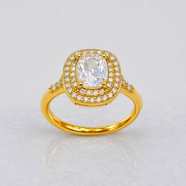 Gemma Ring for wholesale by Poudre Bijoux