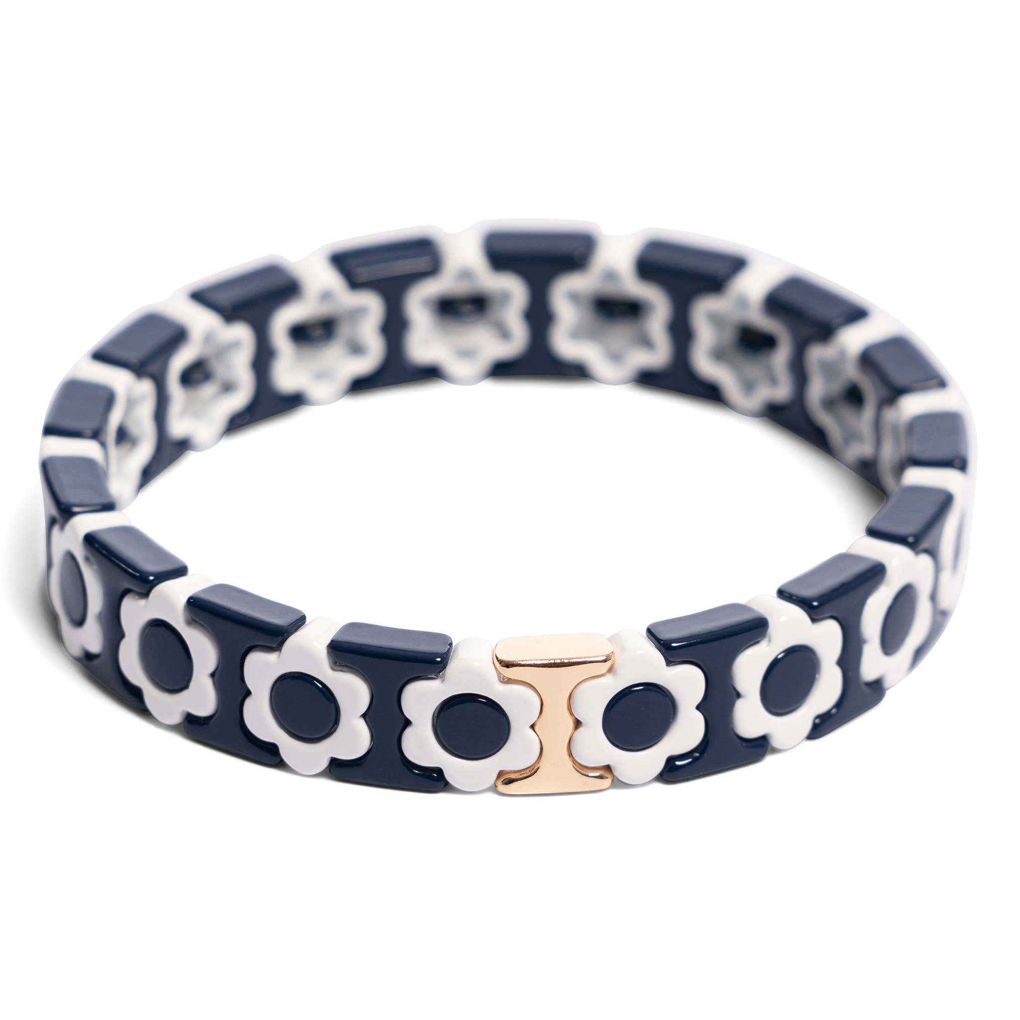 Malibu Sugar – Conjunto de joias por atacado – Pulseira Midnight Kiss Azul Marinho & Branco Trio4