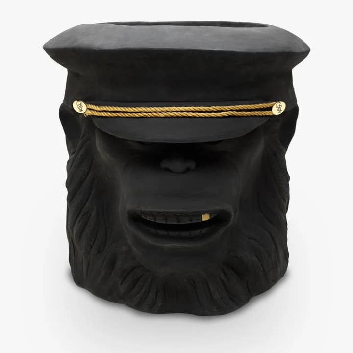 Garden Glory – wholesale Kruka – Monkey Face Pot Svart Stor