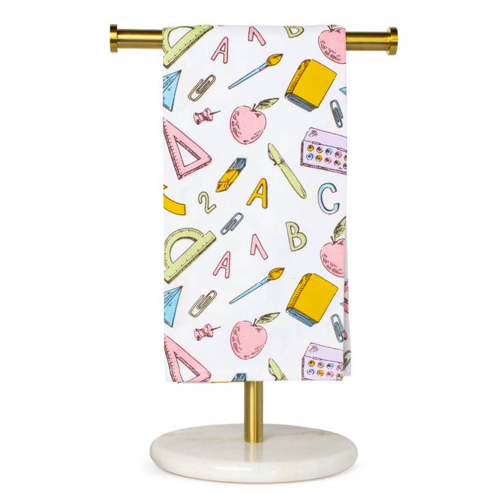 Asciugamano per la Scuola Bianco/Multicolore 20x28 per la vendita all'ingrosso da parte di The Royal Standard