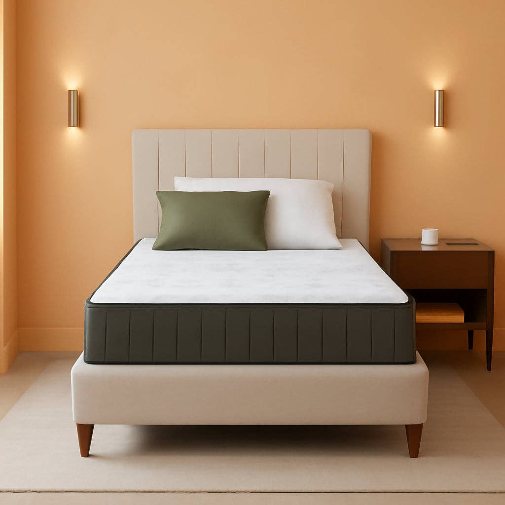 Twin Hybrid Mattress, Medium-Firm, Made in USA for wholesale on Faire