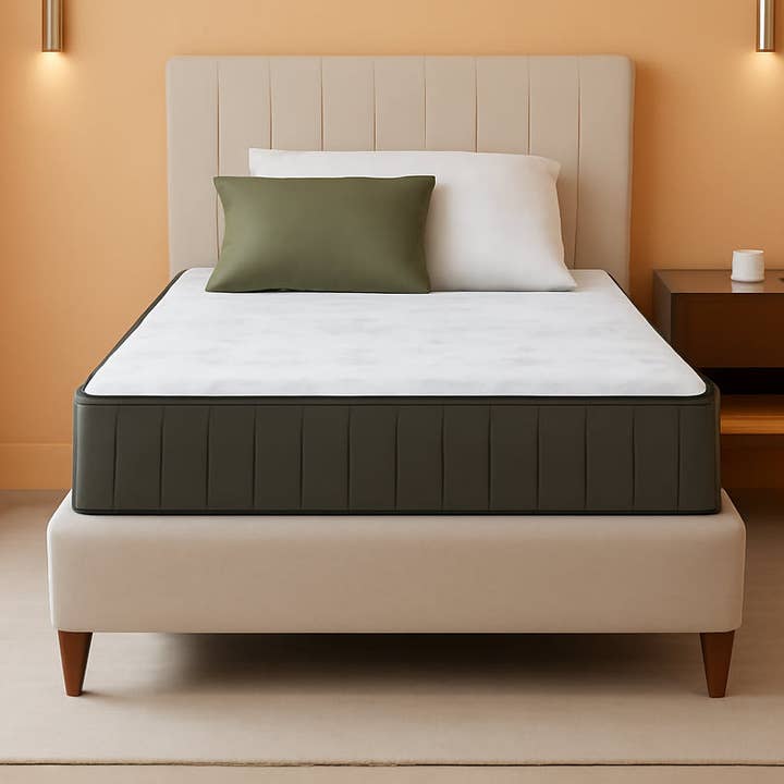 Twin Hybrid Mattress, Medium-Firm, Made in USA for wholesale on Faire0