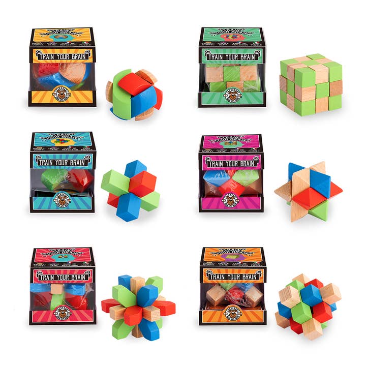 Trendhaus - Vendita all'ingrosso Giocattolo in legno - Bambini - Cube puzzle set da collezionare di 6 pezzi2