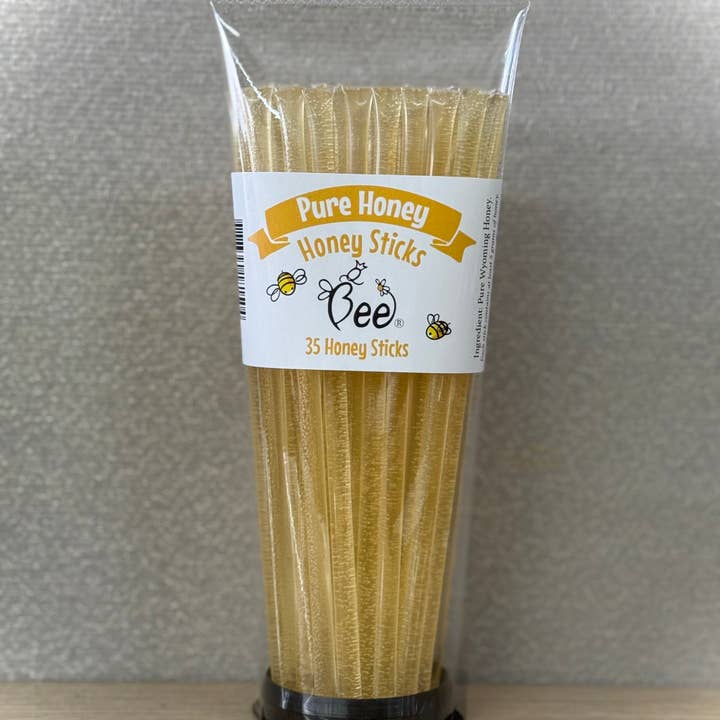 Mild Clover Honey Honey Sticks - 35 ct for wholesale by Queen Bee Gardens