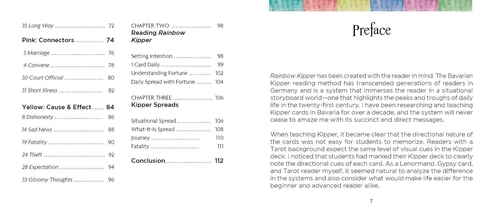 REDFeather – Großhandel Tarot-Karten – Rainbow Kipper – farbcodiertes Kipper-Kartenset für leichtes Wahrsagen3