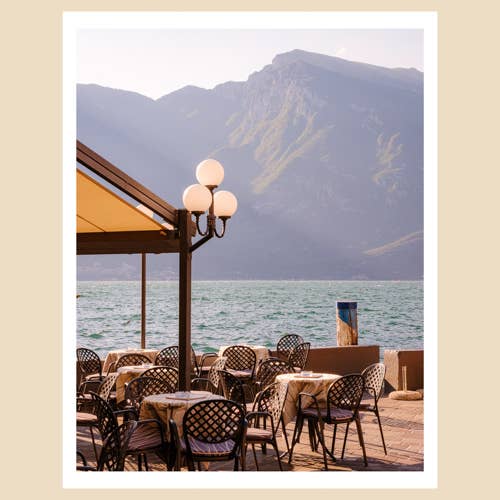 Tirage d'art italien (11x14) : Golden Morning, Lago di Garda pour la vente par Charlotte to Paris