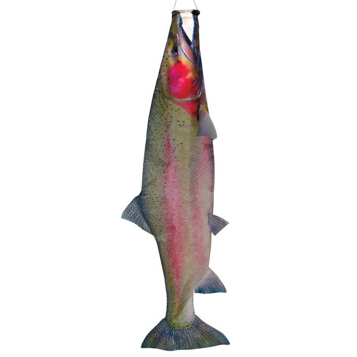 36" Trout Windsock for wholesale by In the Breeze, LLC.