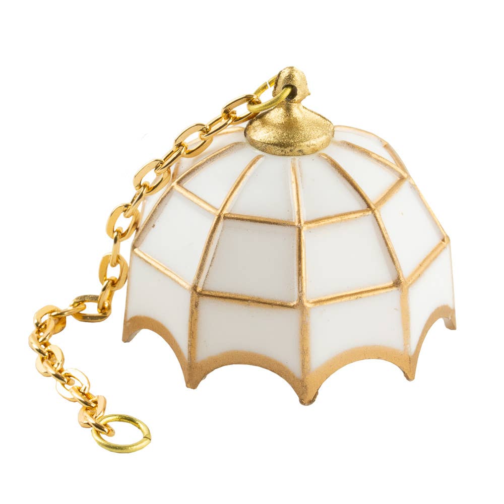 Factory Direct Craft - Wholesale Decorative Tabletop Object - 1-1/4" Miniature Tiffany-Style Swag Lamp4