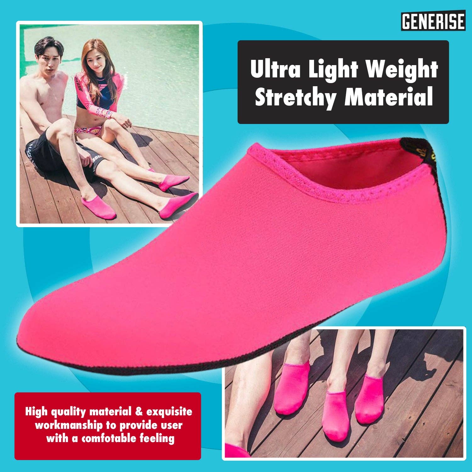 My Wholesale Warehouse - Vente Chaussures d'eau – femme - Generise Chaussures d'eau antidérapantes à séchage rapide - Paire8