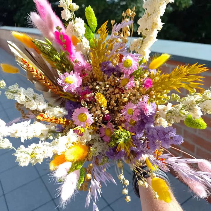 FLORALS BY K - Wholesale Dried/Pressed Flowers - Dried Bouquet "Lady Bridgerton" - Large