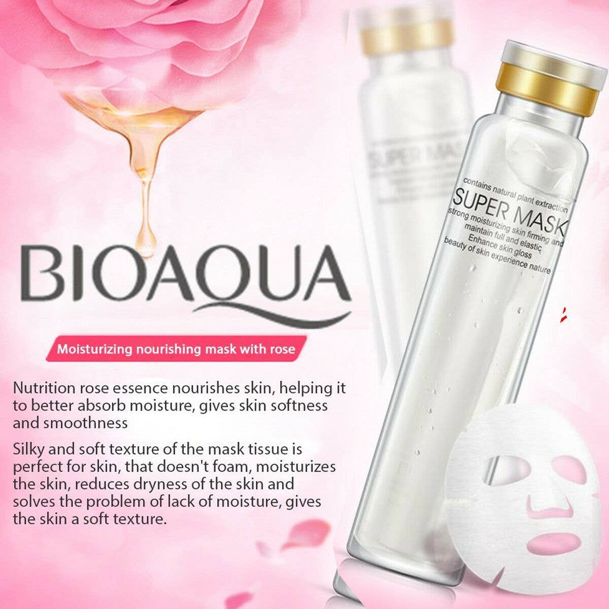 My Wholesale Warehouse - Wholesale Skincare Face Mask - Bio Aqua Firming Collagen Hyaluronic Acid Mask3