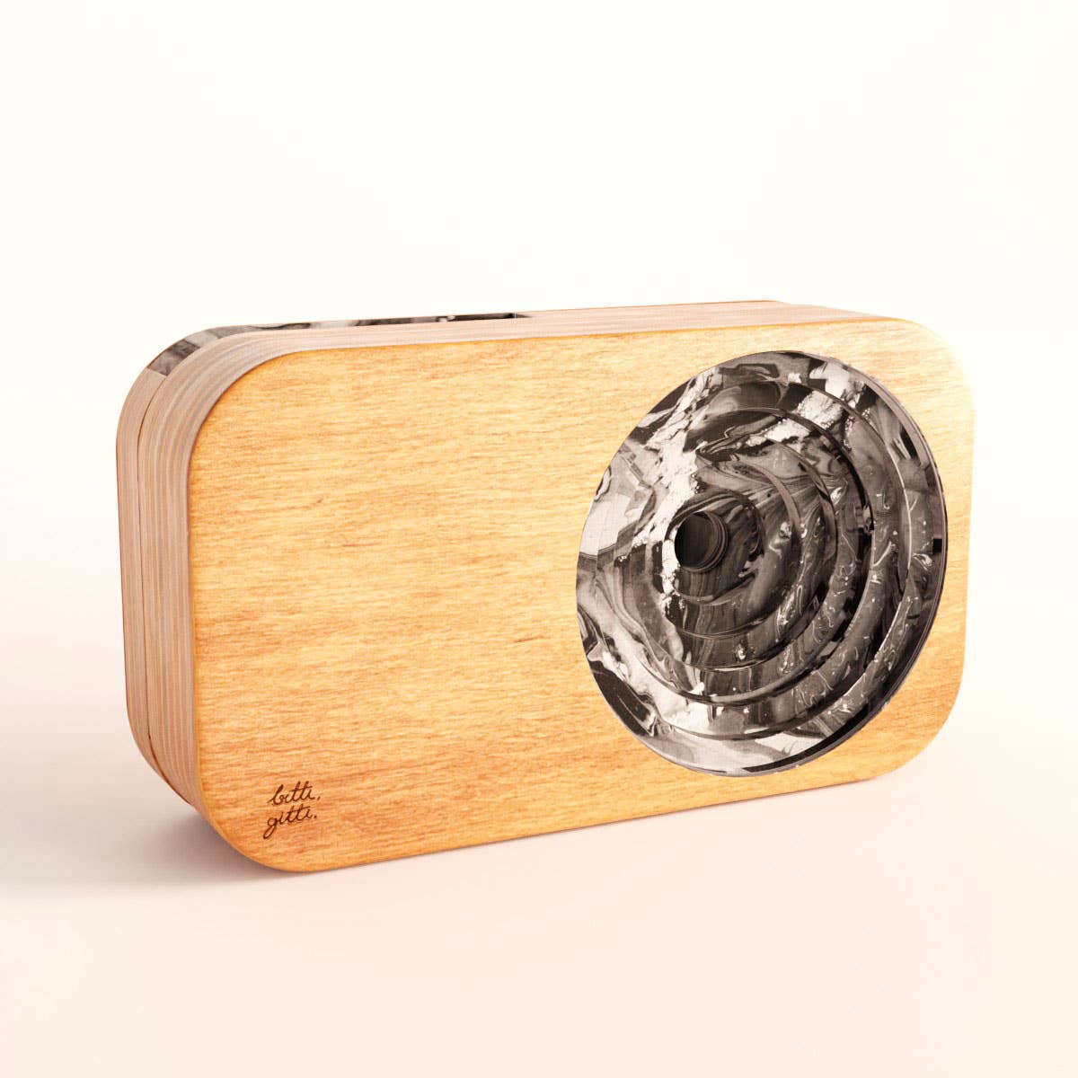 Bitti Gitti Design Workshop - Wholesale Speakers - B&W Marbled the Wooden Sound System Bundle2