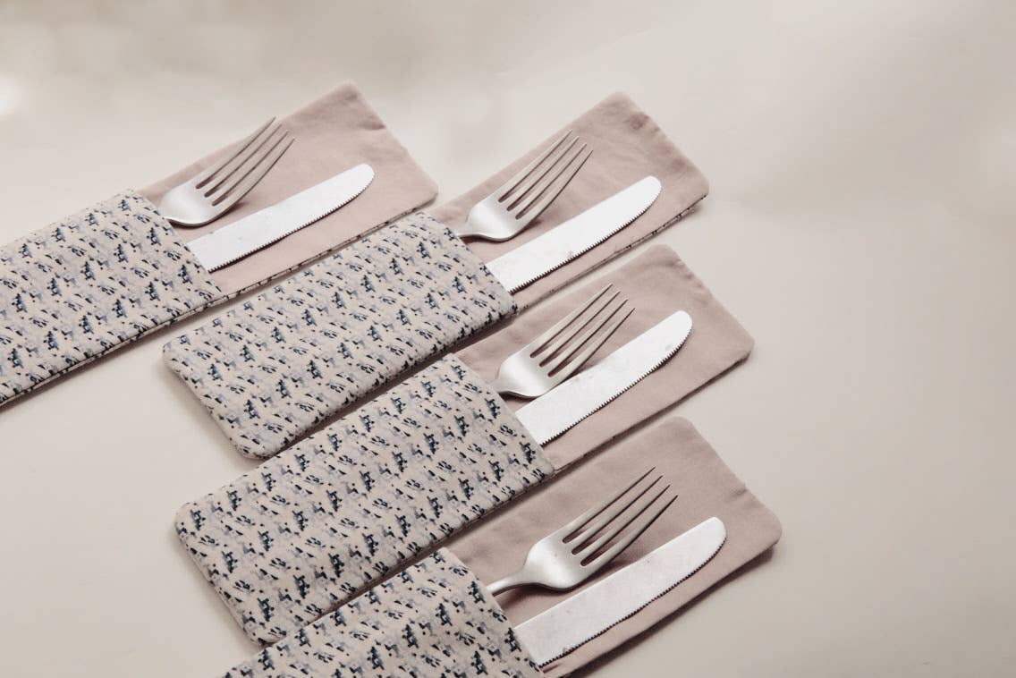 Nyra Design - Wholesale Table Runner - Bo Cutlery Holders Table Set 013