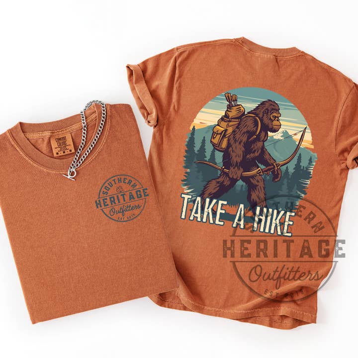 Take a Hike – Comfort Colors Tee for wholesale by Southern Heritage Outfitters