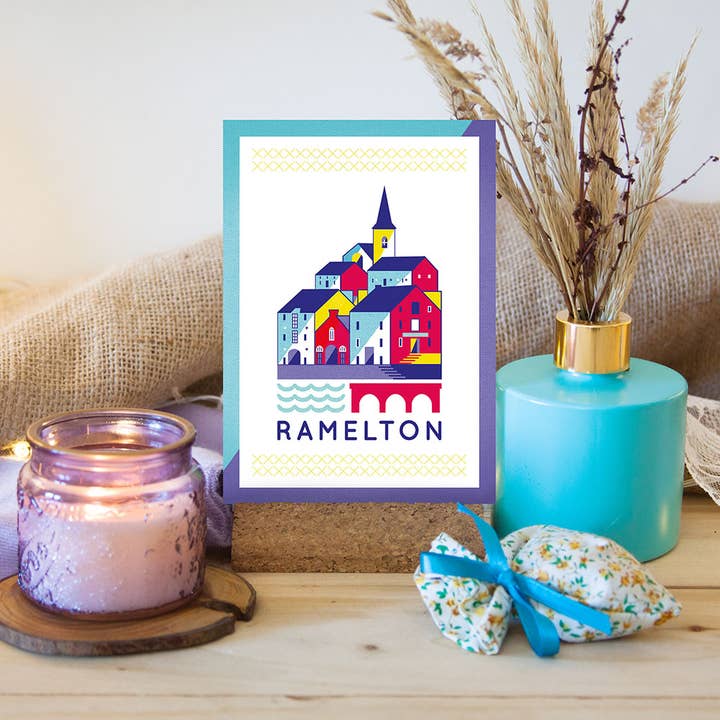 Carte postale Ramelton Village - Irlande pour la vente par diademadisara
