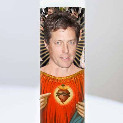 Vela de oración de celebridades Hugh Grant para venta al por mayor de Cool Story Gifts