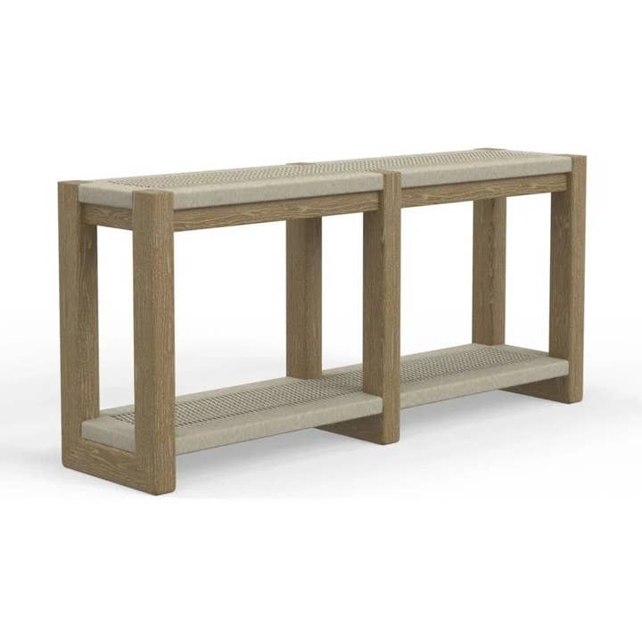 Sedona Teak Wood Outdoor Console Table for wholesale by LOOMLAN