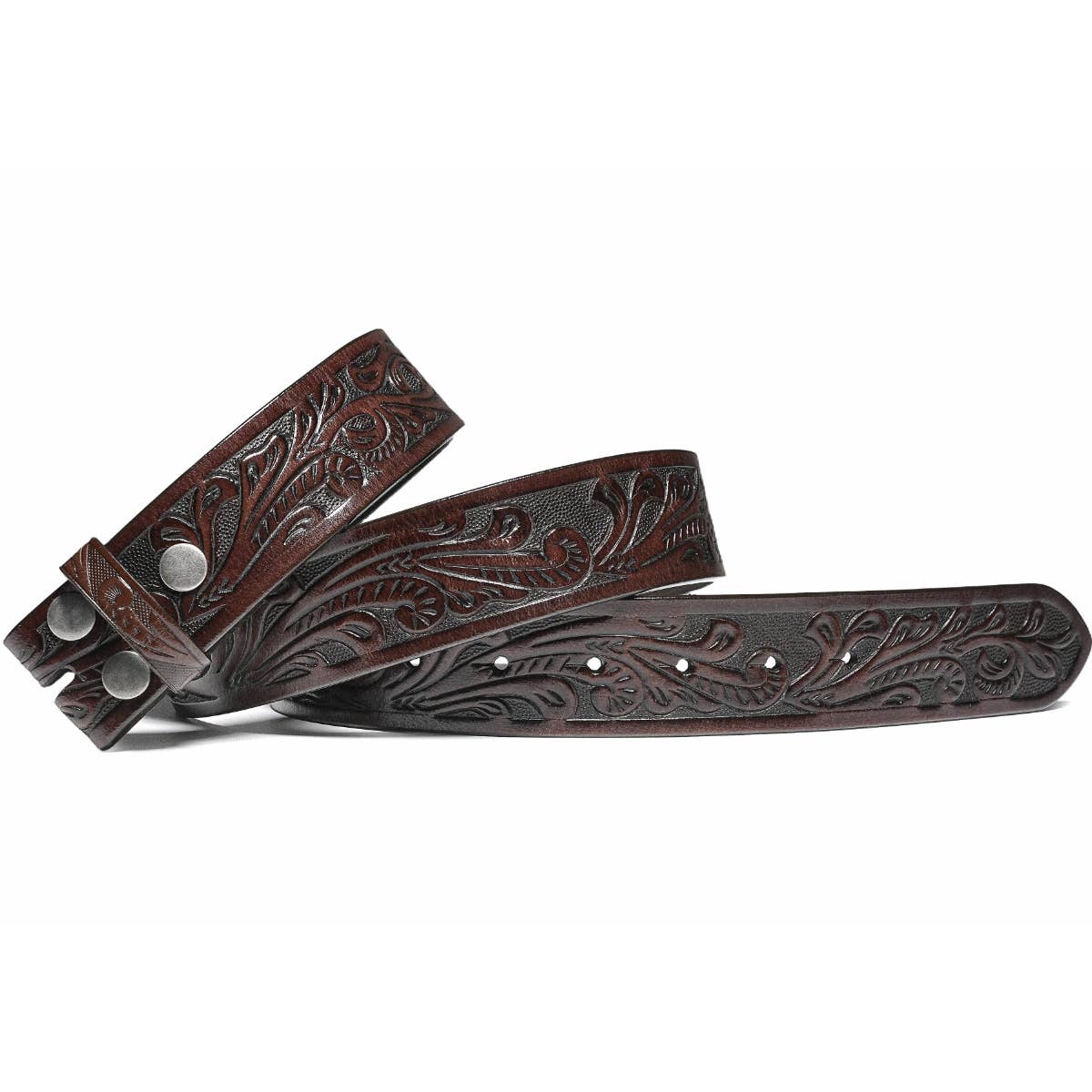 Fabio Valenti - Vendita all'ingrosso Cintura - Uomo - Cintura da uomo in vera pelle con cinturino a scatto senza fibbia7