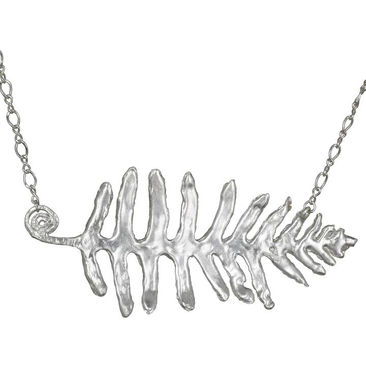 O pingente lateral da samambaia por atacado de Sandrine B. Jewelry